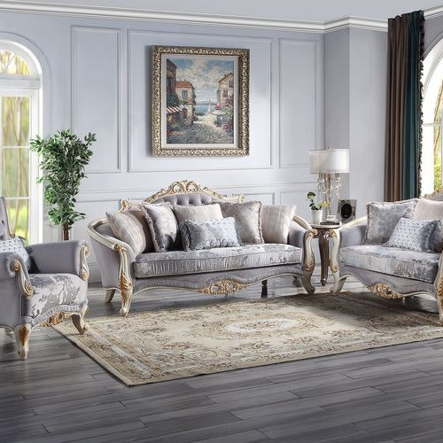 LV00254-3PC 3PC SETS Galelvith Sofa + Loveseat + Chair