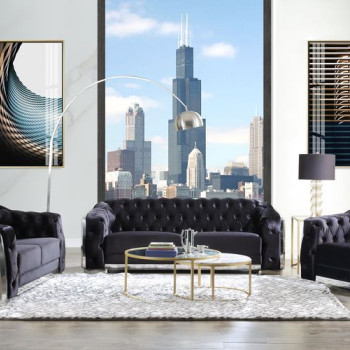 LV00296-2PC 2PC SETS Pyroden Sofa + Loveseat