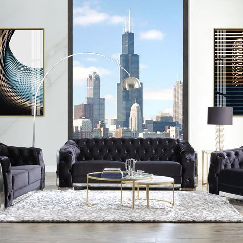 LV00296-2PC 2PC SETS Pyroden Sofa + Loveseat