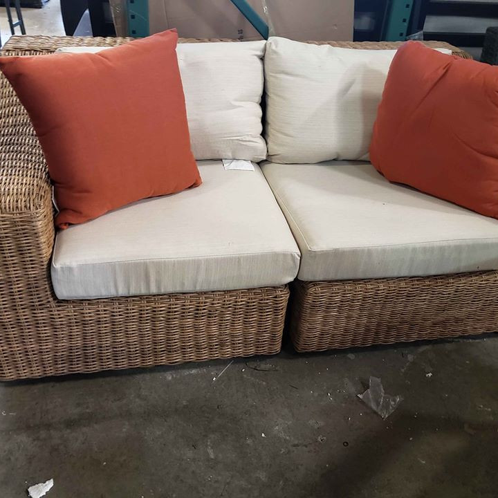 Arizona Sunbrella Fabric Loveseat