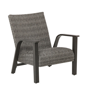 Saxon (2) Dark Gray Lounge Chair 3yr Warranty
