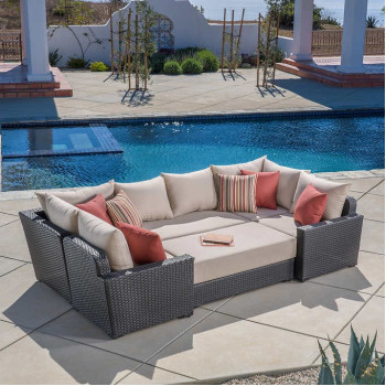 Endura 6pc Seating Set Sunbrella Fabric Costco Item