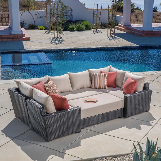 Endura 6pc Seating Set Sunbrella Fabric Costco Item