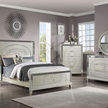 FOA7157Q-4PC 4PC SETS VALLETTA Queen BED