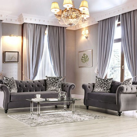 SM2229-SF-LV 2PC SETS ANTOINETTE SOFA + LOVESEAT