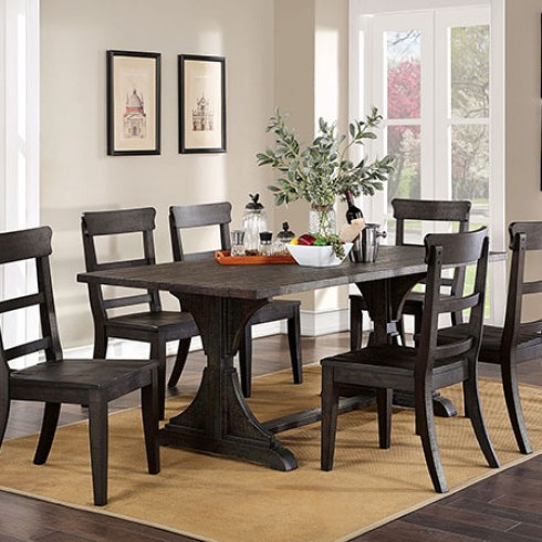 CM3389BK-T-7PC 7PC SETS LEONIDAS DINING TABLE