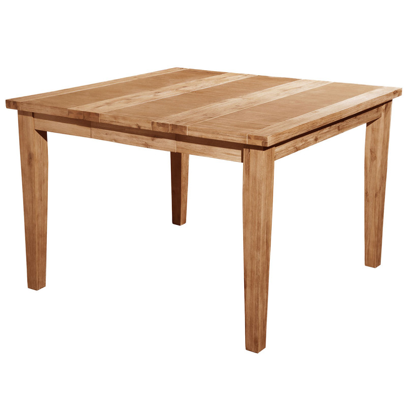 8812 Alpine Furniture 8812-03 Aspen Extension Pub Table Butterfly Leaf Iron Brush Natural