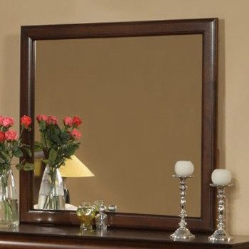 2200 Alpine Furniture 2203 West Haven Mirror Cappuccino Finish