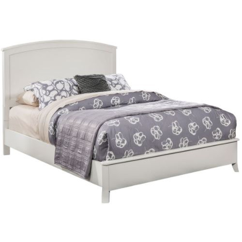 977-W Alpine Furniture 977-W-07CK Baker California King Panel Bed White Finish