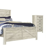 B331 Bellaby 4PC SETS King Panel Bed 1
