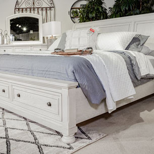 B742 Robbinsdale Cal King Sleigh Storage Bed