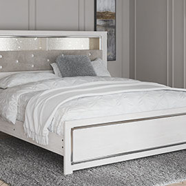 B2640 King UPH Panel Bed