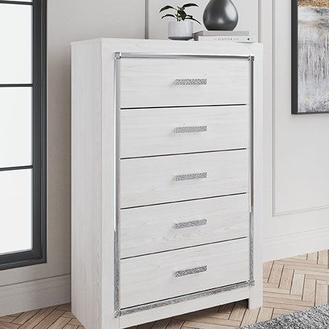 B2640-46 Five Drawer Chest