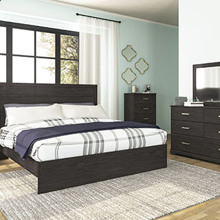 B2589 4PC SETS E.King Panel Bed