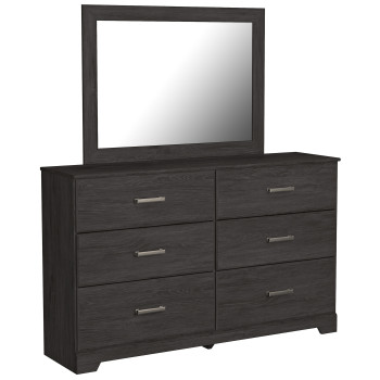 B2589-31-36 Dresser + Bedroom Mirror