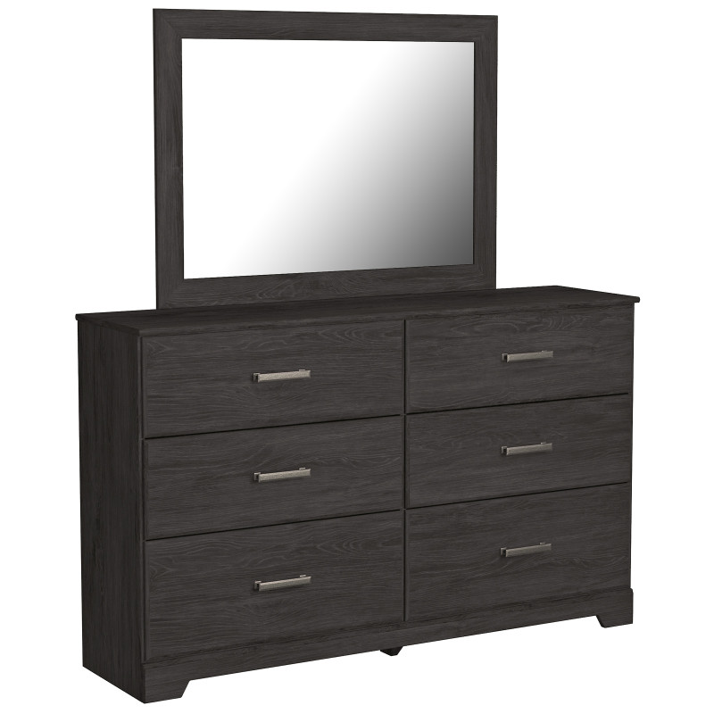 B2589-31-36 Dresser + Bedroom Mirror