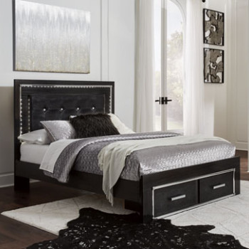 B1420 Queen Panel Storage Bed