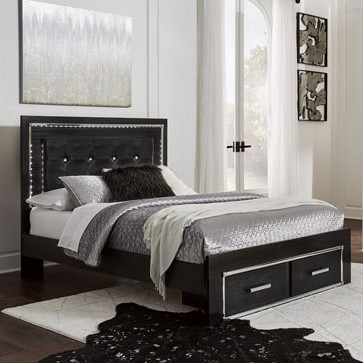 B1420 Queen Panel Storage Bed