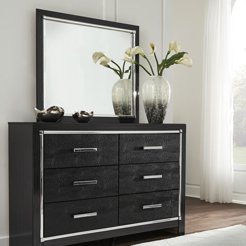 B1420-31-36 Dresser + Bedroom Mirror