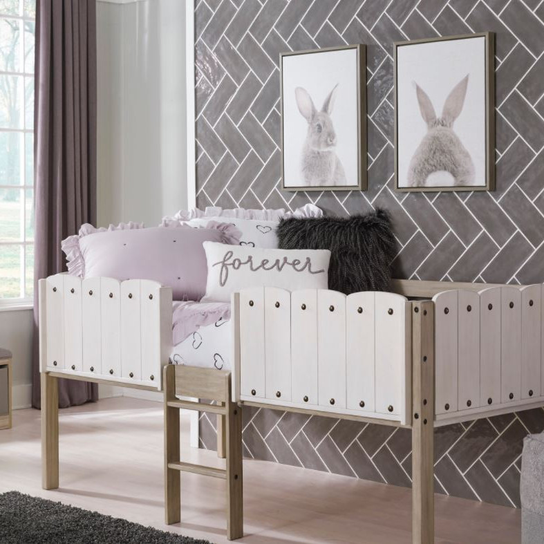 B081 Wrenalyn Twin Loft Bed Frame