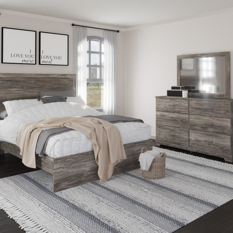 B2587-71-96-31-36-92 4PC SETS Queen Panel Bed