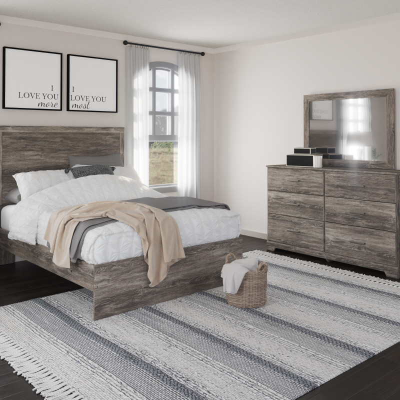 B2587-55-86-31-36-92 4PC SETS Full Panel Bed