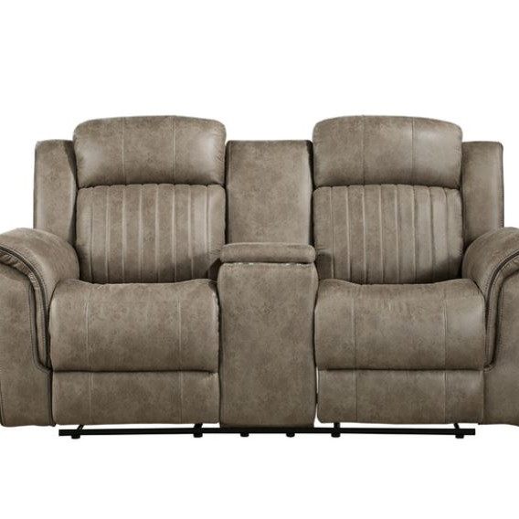 9479SDB-2 Double Reclining Love Seat with Center Console