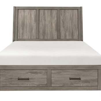 1526K-1EK* Eastern King Platform Bed with Footboard