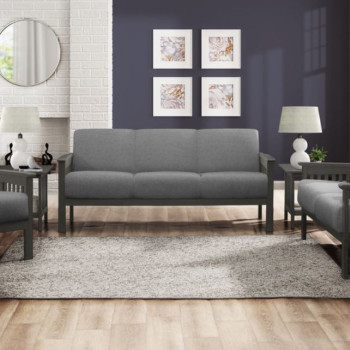 1104GY*3 3PC SETS Sofa + Love Seat + Chair