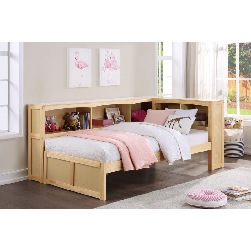 B2043BC-1BC* Twin Bookcase Corner Bed
