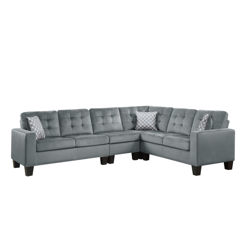 9957GY*SC 2-Piece Reversible Sectional