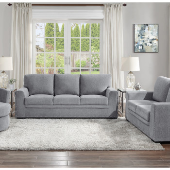 9468DG*3 3PC SETS Sofa + Love Seat + Chair