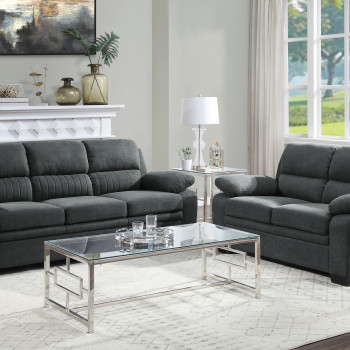 9333DG*2 2PC SETS Sofa + Love Seat