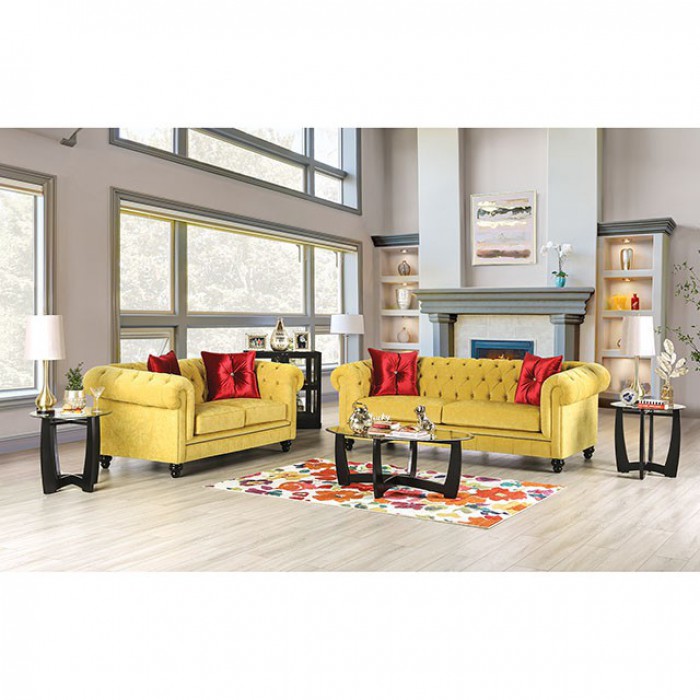 SM2284-SF-2PC 2PC SETS ELIZA SOFA + LOVE SEAT
