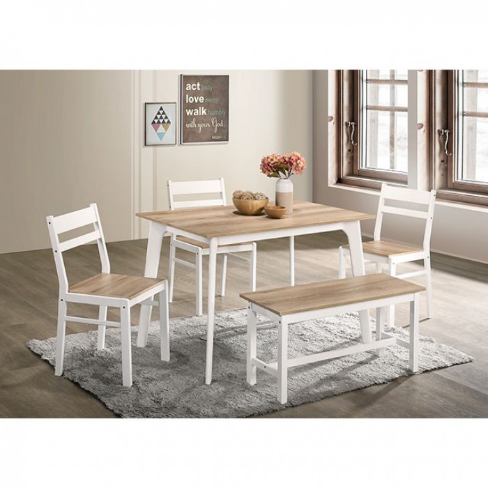 CM3714NT-T-BN-5PK DEBBIE 5 PC. DINING TABLE SET