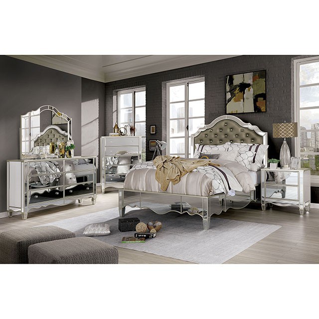 FOA7890Q-4PC 4PC SETS ELIORA Queen Bed