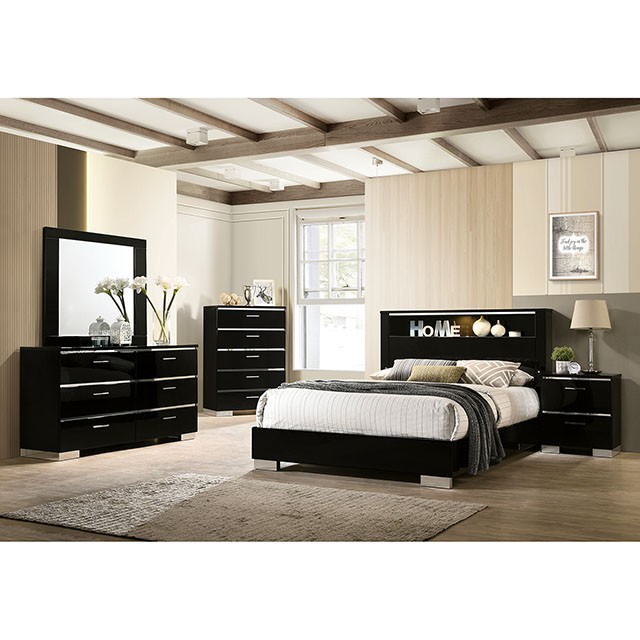 FOA7039CK-5PC 5PC SETS CARLIE Cal.King Bed