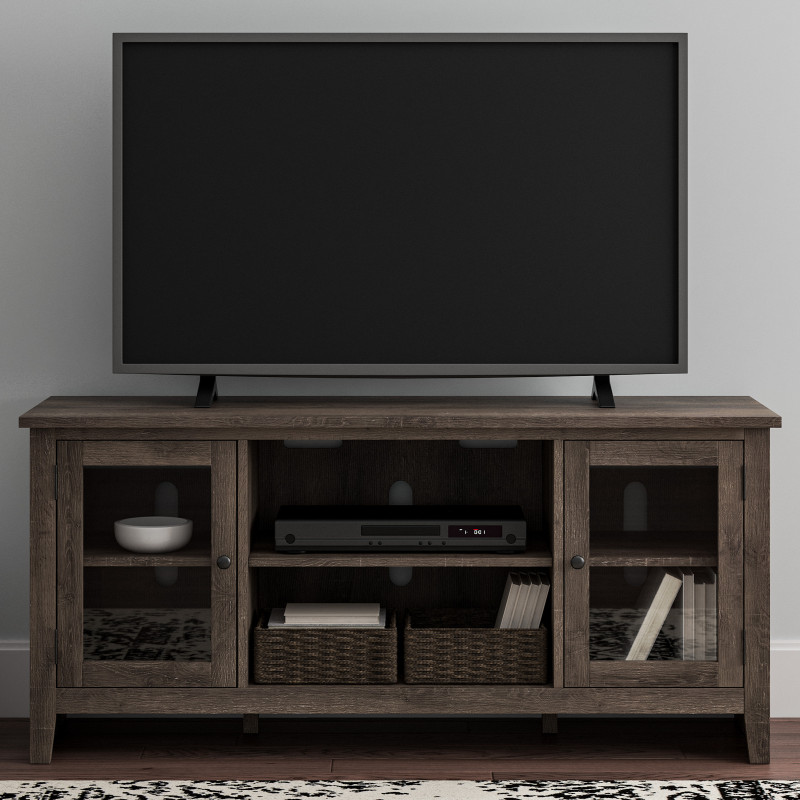 W275-68 LG TV Stand w/Fireplace Option