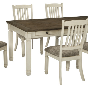 D647 Bolanburg 7PC SETS Rectangular Dining Room Table + 6 Side Chairs