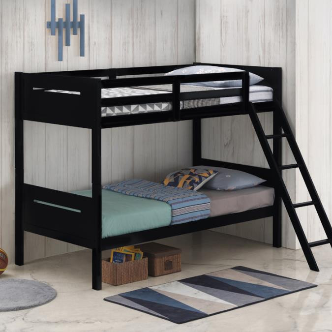 405051BLK TWIN/TWIN BUNK BED