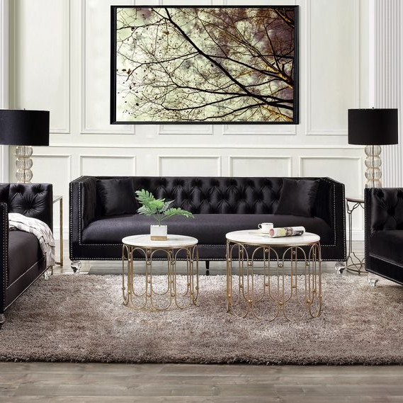 56995-3PC 2PC SETS Sofa + Loveseat + Chair