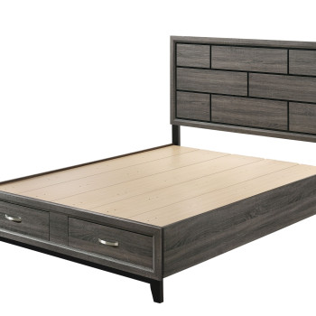 Valdemar Eastern King Bed (Storage) - 27057EK