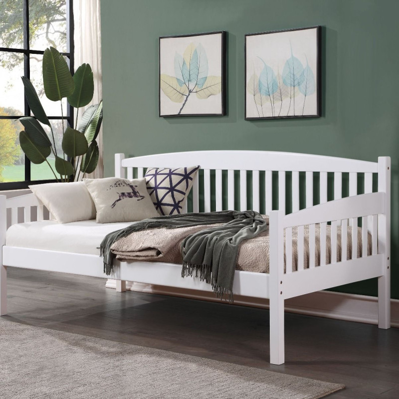 Caryn Daybed (Twin Size), White Finish - BD00379
