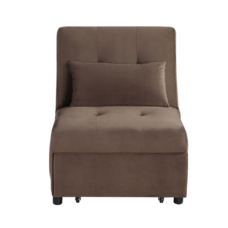 4615-F2 Lift Top Storage Bench with Pull-out Bed