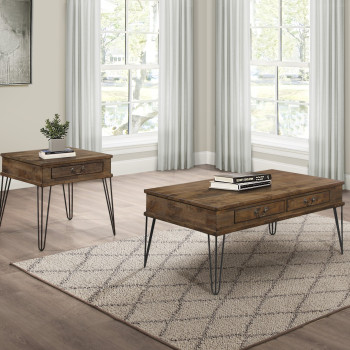 3670M-2PC 2PC SETS + Cocktail Table + End Table