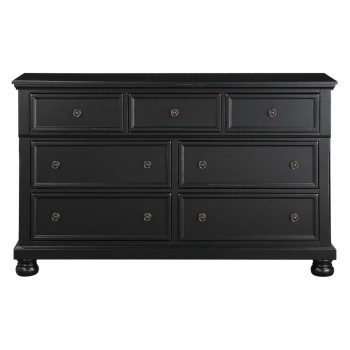 1714BK-5 Dresser, Hidden Drawer