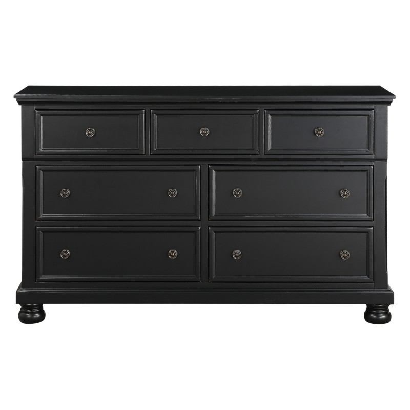 1714BK-5 Dresser, Hidden Drawer
