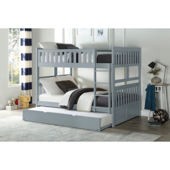 B2063FF-1*R Full/Full Bunk Bed with Twin Trundle