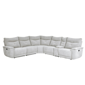 9509MGY*6LRRR 6-Piece Modular Reclining Sectional