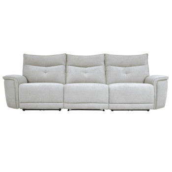 9509MGY-3PWH* Power Double Reclining Sofa with Power Headrests